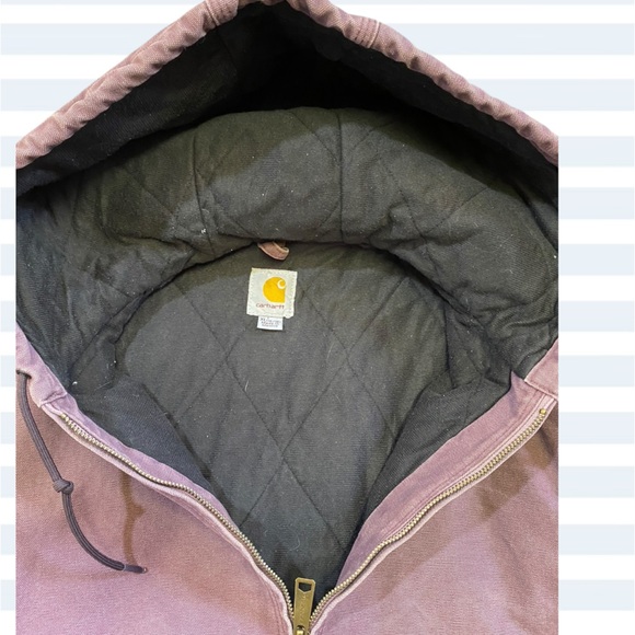 Great condition women’s XL 16/18 PLUM purple quilted zip up - Picture 2 of 15